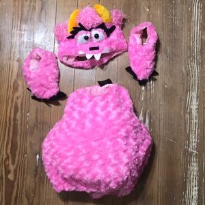 UNDERWRAPS PINK BELLY MONSTER COSTUME SIZE MEDIUM